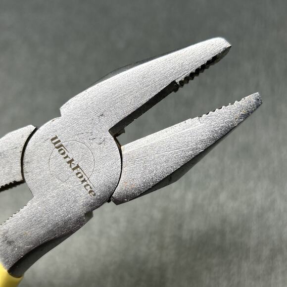 WorkForce Combination Pliers Wire Cutters Steel Grip Tool Forged Carbon Steel - Picture 7 of 8